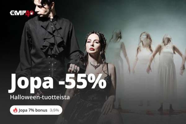 EMP.fi: Halloween-tuotteita jopa -55%