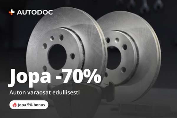 Autodoc: Jopa -70% – auton varaosat edullisesti