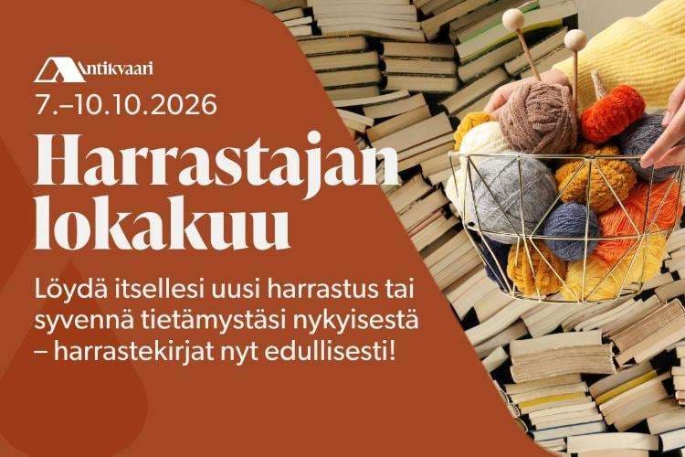 Antikvaari.fi: Harrastajan lokakuu – luettavaa syyslomalle
