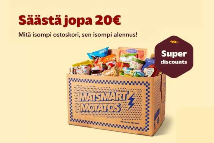 Matsmart: Säästä jopa 20€ alennuskoodilla