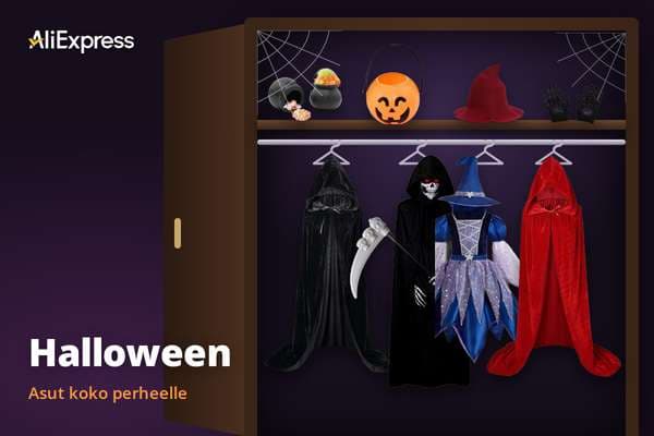 AliExpress: Halloween-asut koko perheelle